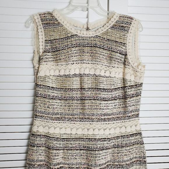 Luisa Beccaria Women's Italian Form-Fitted Designer Dress Size 10 - Picture 2 of 11